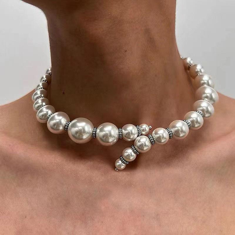 Jewellery | Womens Pearl Crystal Choker Accessories Jewellery