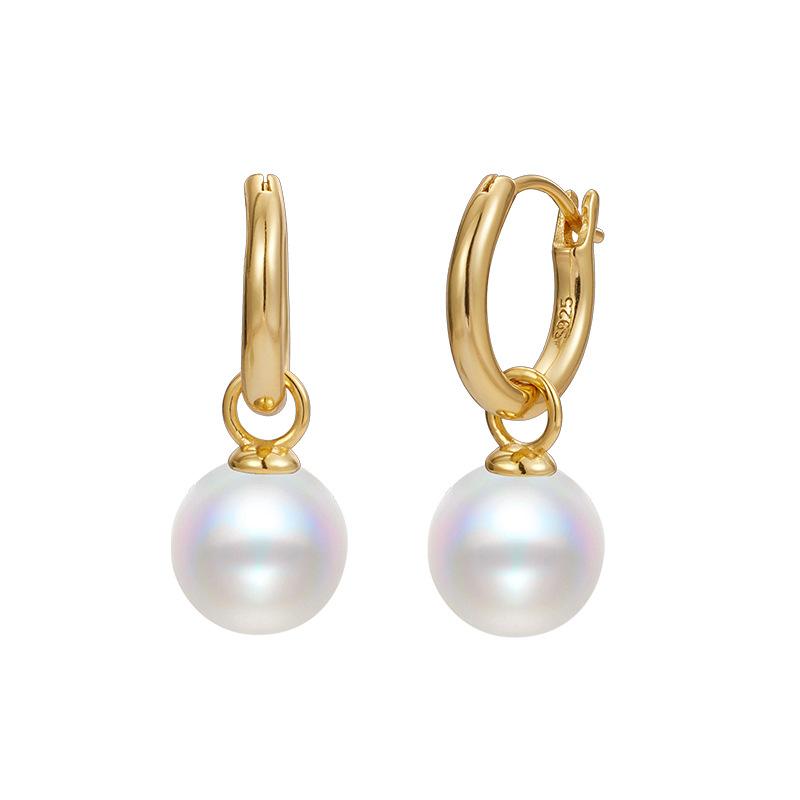 Jewellery | Womens Pearl Hoops Accessories Jewellery